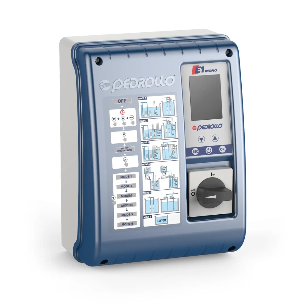 TÁBLERO ELÉCTRICO E1-TRI 380VAC 16A